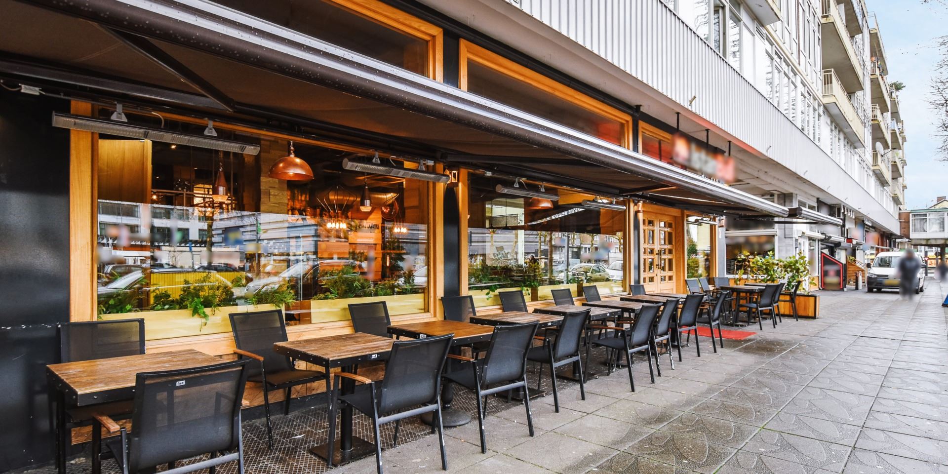 Urban Restaurant with outdoor patio